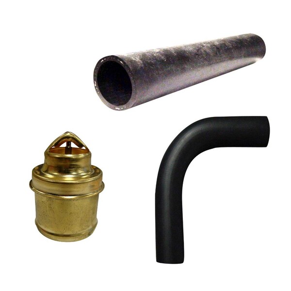 Aic Replacement Parts Radiator Hoses and Thermostat 160 Degree Front Mount Distributor Fits Ford 8N 9N 181634M1HOSETHERMOSTAT - main